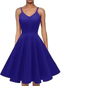 NWOT GOOBGS Women's 1950s Retro Vintage Cocktail Swing Dress Medium 4/6